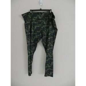 Activewear by Jennifer Lauren Womens Plus Size Sport Leggings Camo Print Size 3X